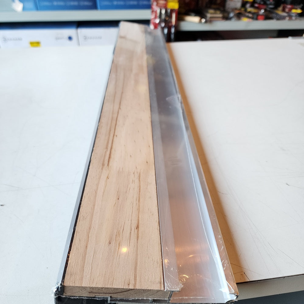 5-5/8 in. x 3 ft. Silver& Brown Fixed Sill Threshold (TS36A) 5-5/8 in. x 3 ft. Silver& Brown Fixed Sill Threshold (TS36A)